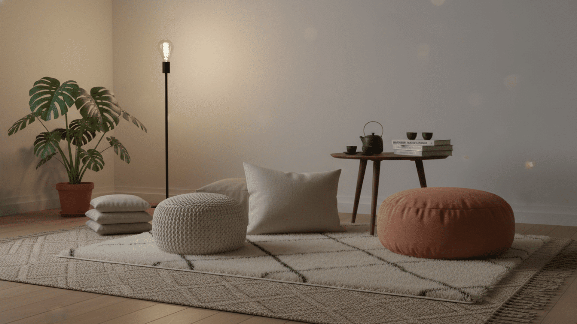 Cozy Floor Seating Area