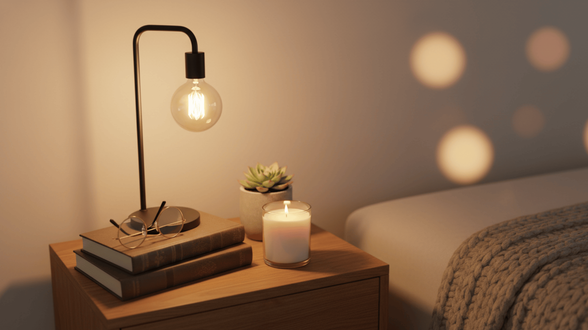 Cozy Nightstand Styling