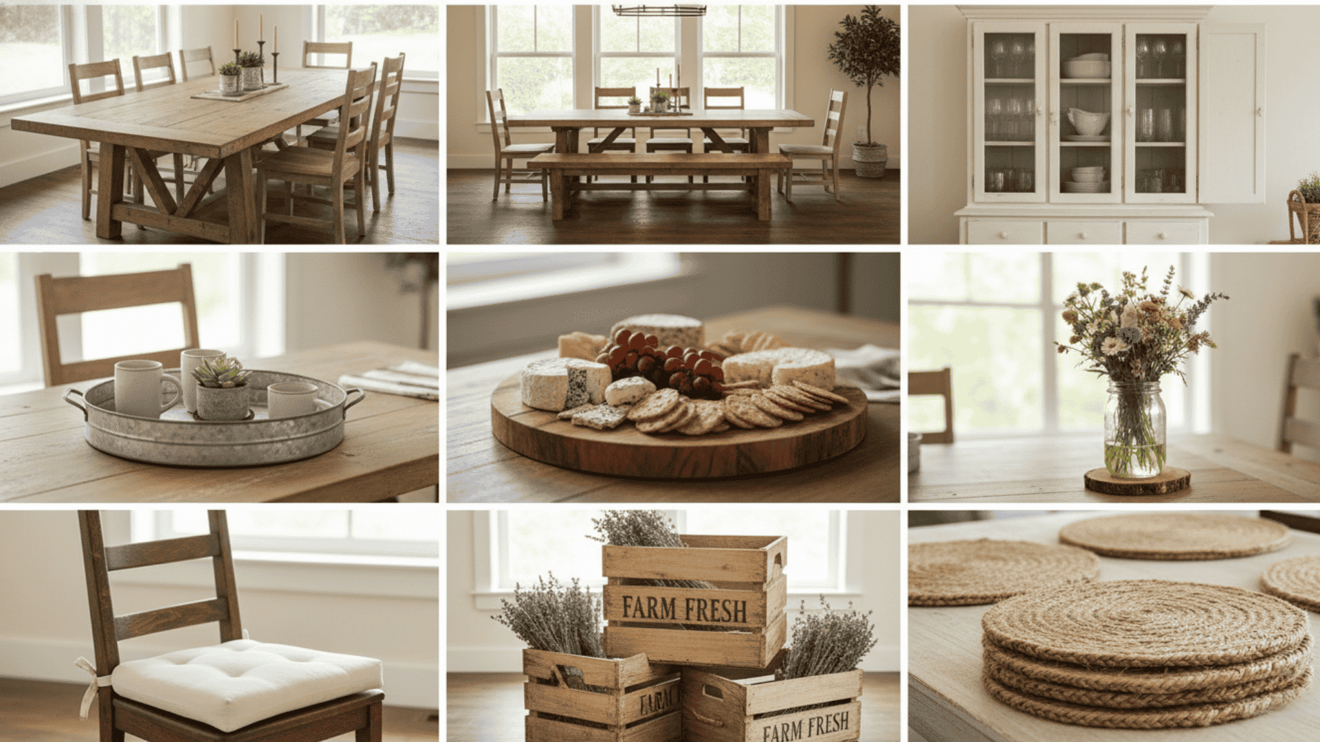 Farmhouse Dining Room Decor Ideas