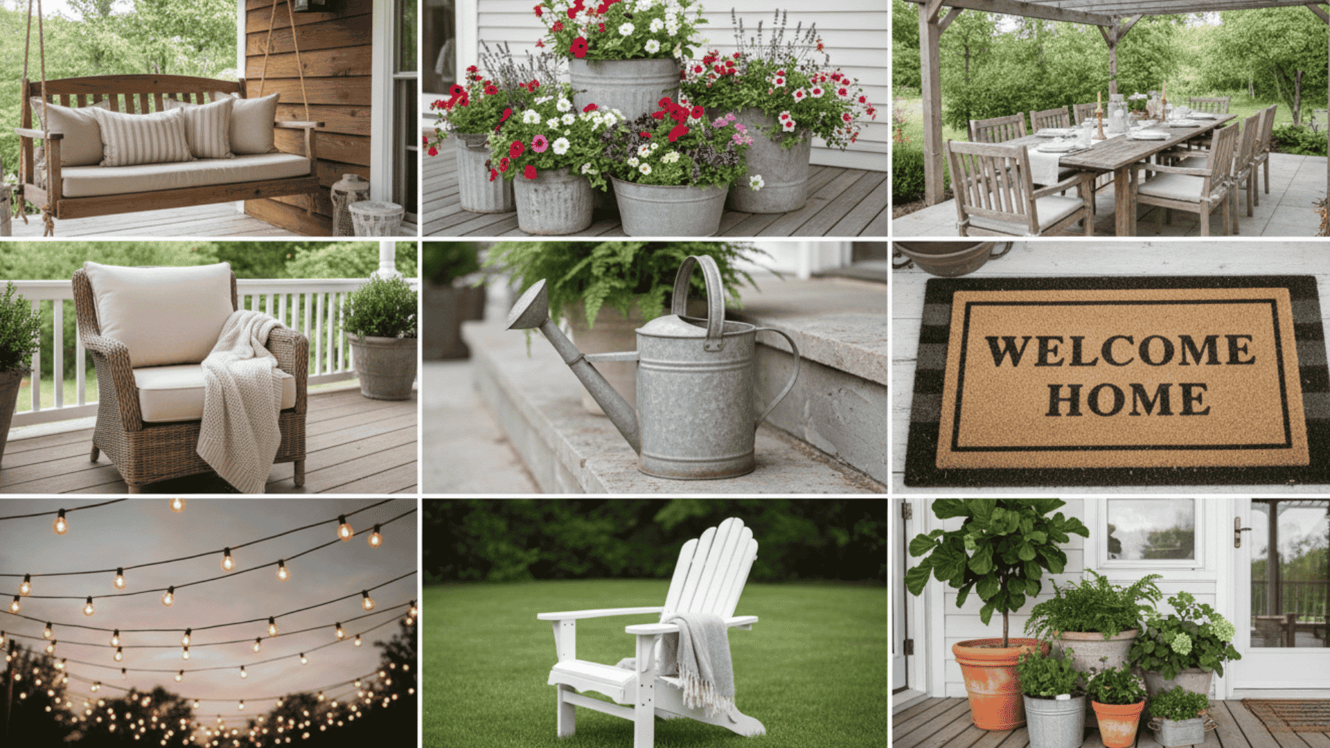 Farmhouse Outdoor Decor Ideas