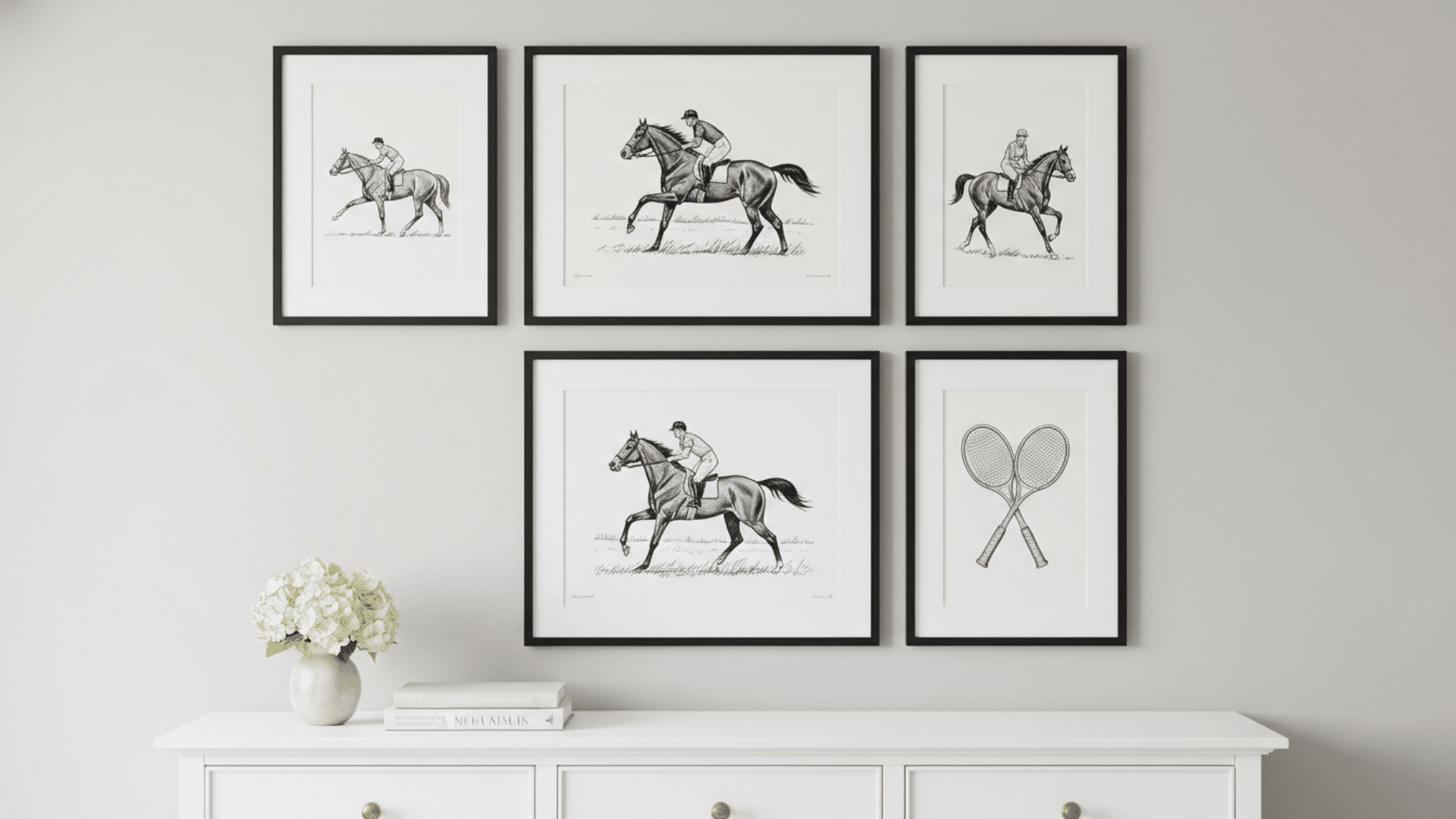 Framed Equestrian