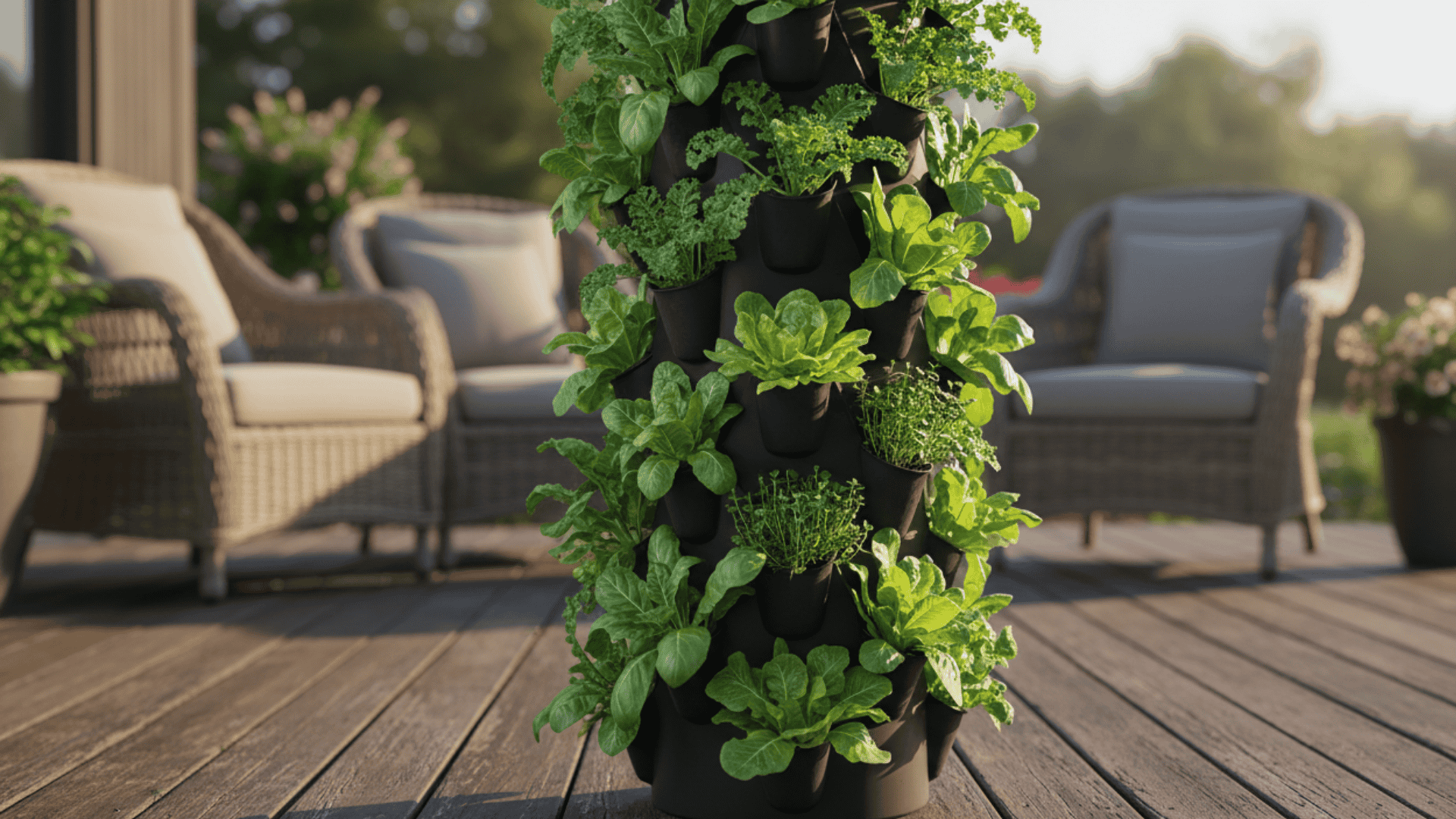 Freestanding Plant Tower