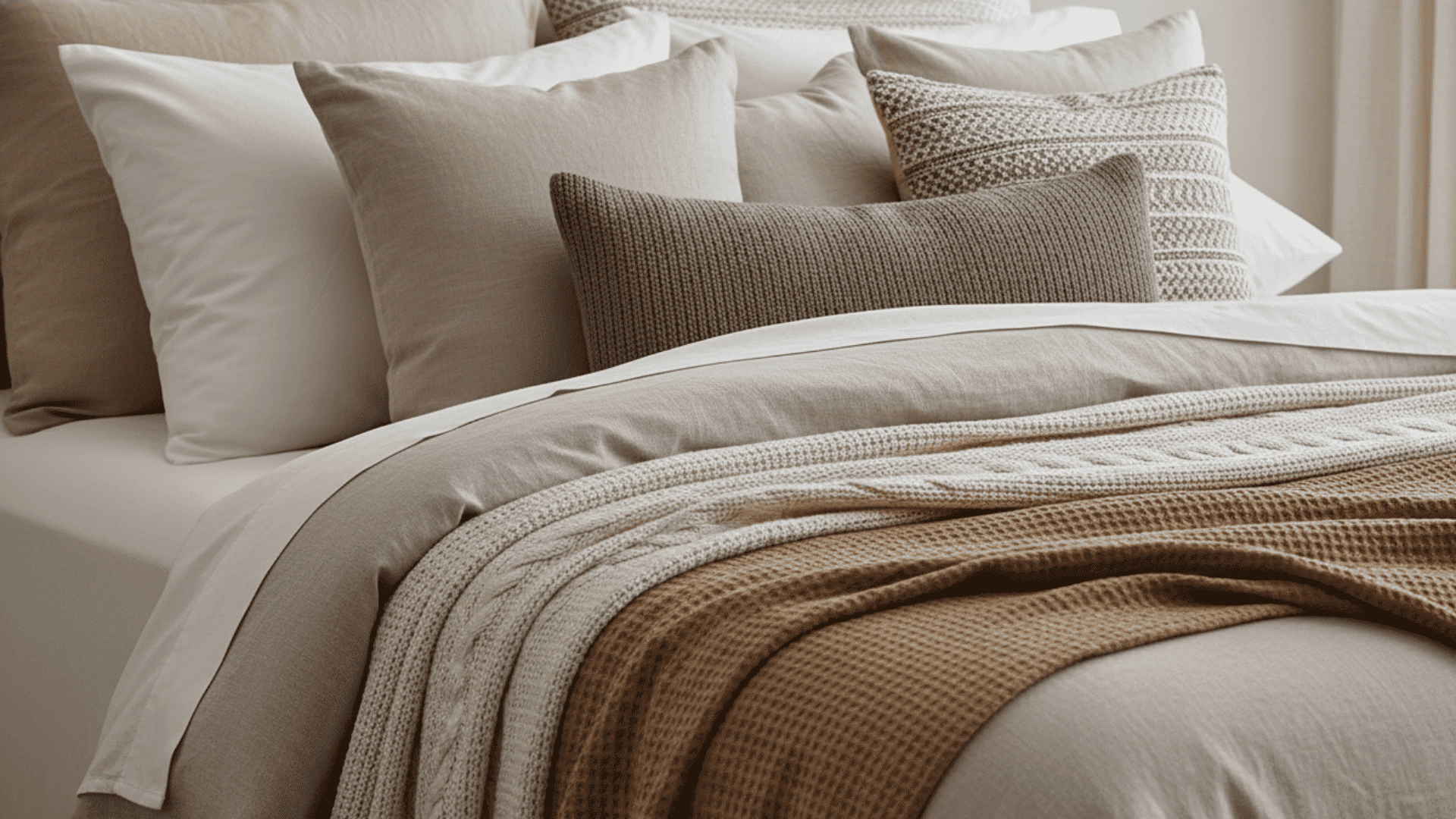 Neutral Tone Layered Bedding
