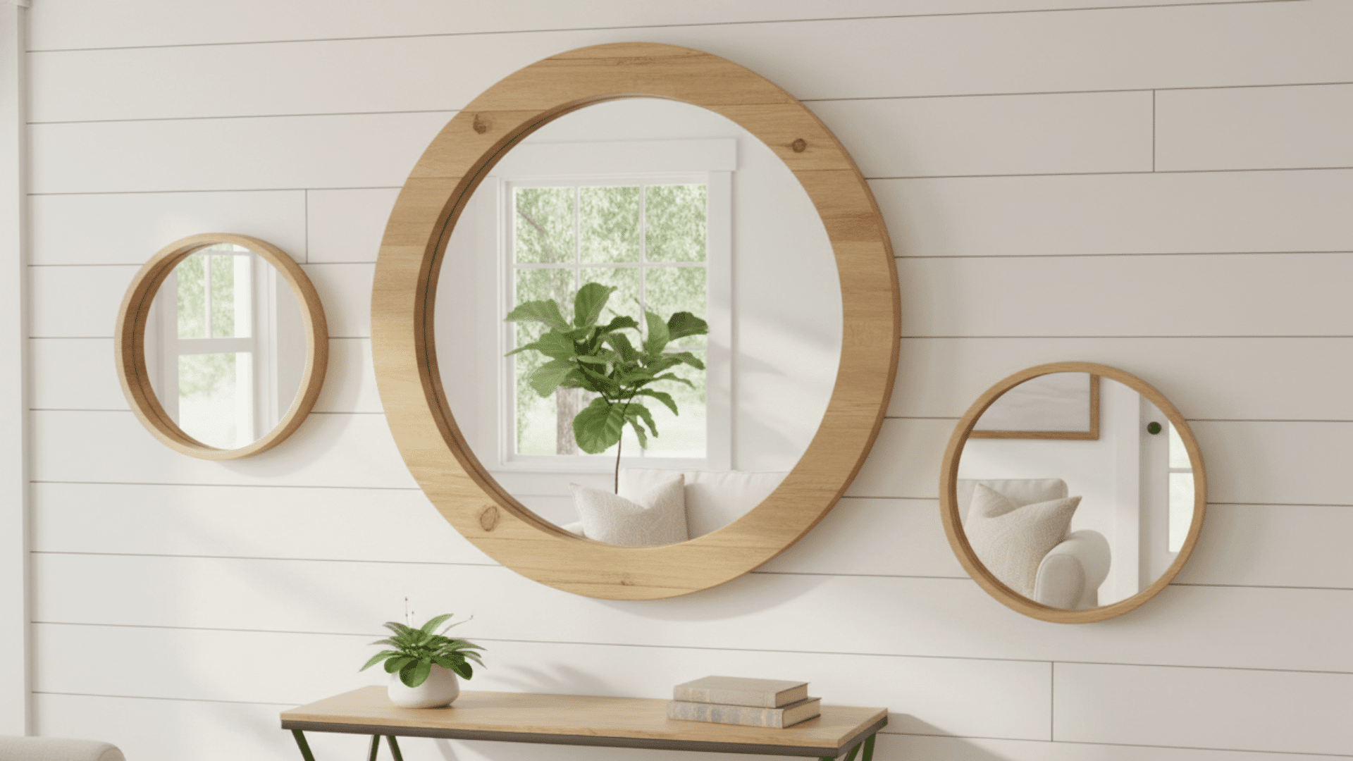 Open Frame Wall Mirrors