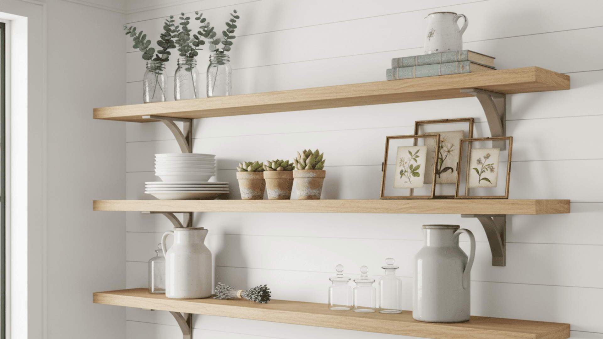 Open Shelving Farmhouse