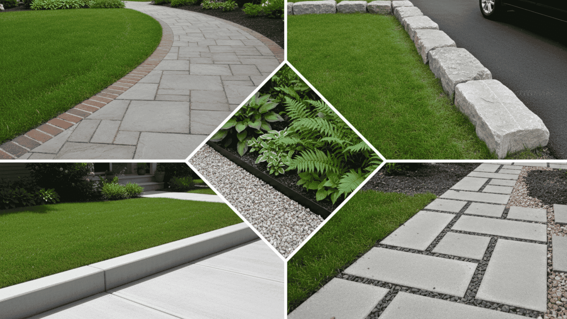 Paths and Driveways Garden Edging Ideas