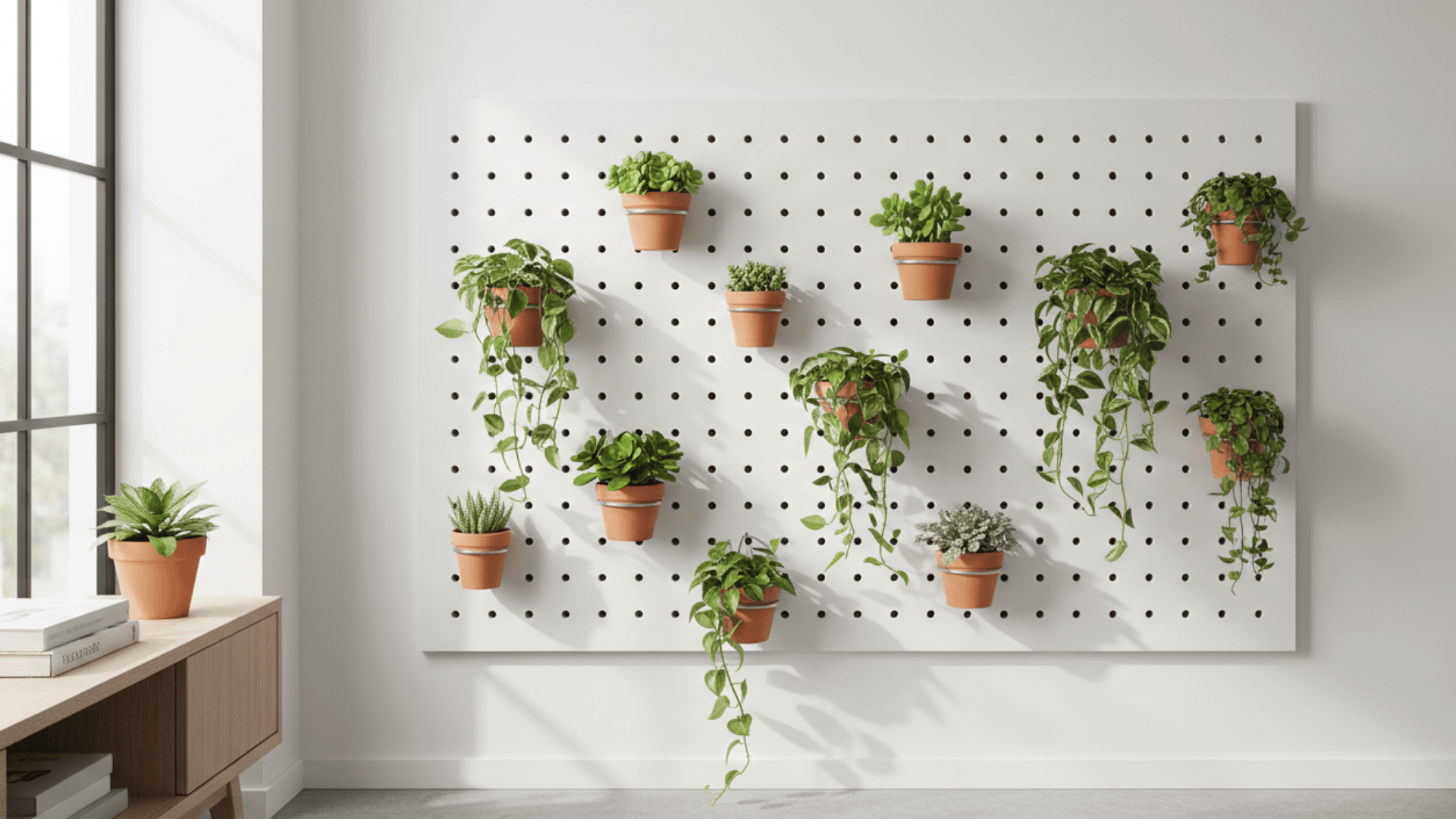 Pegboard garden