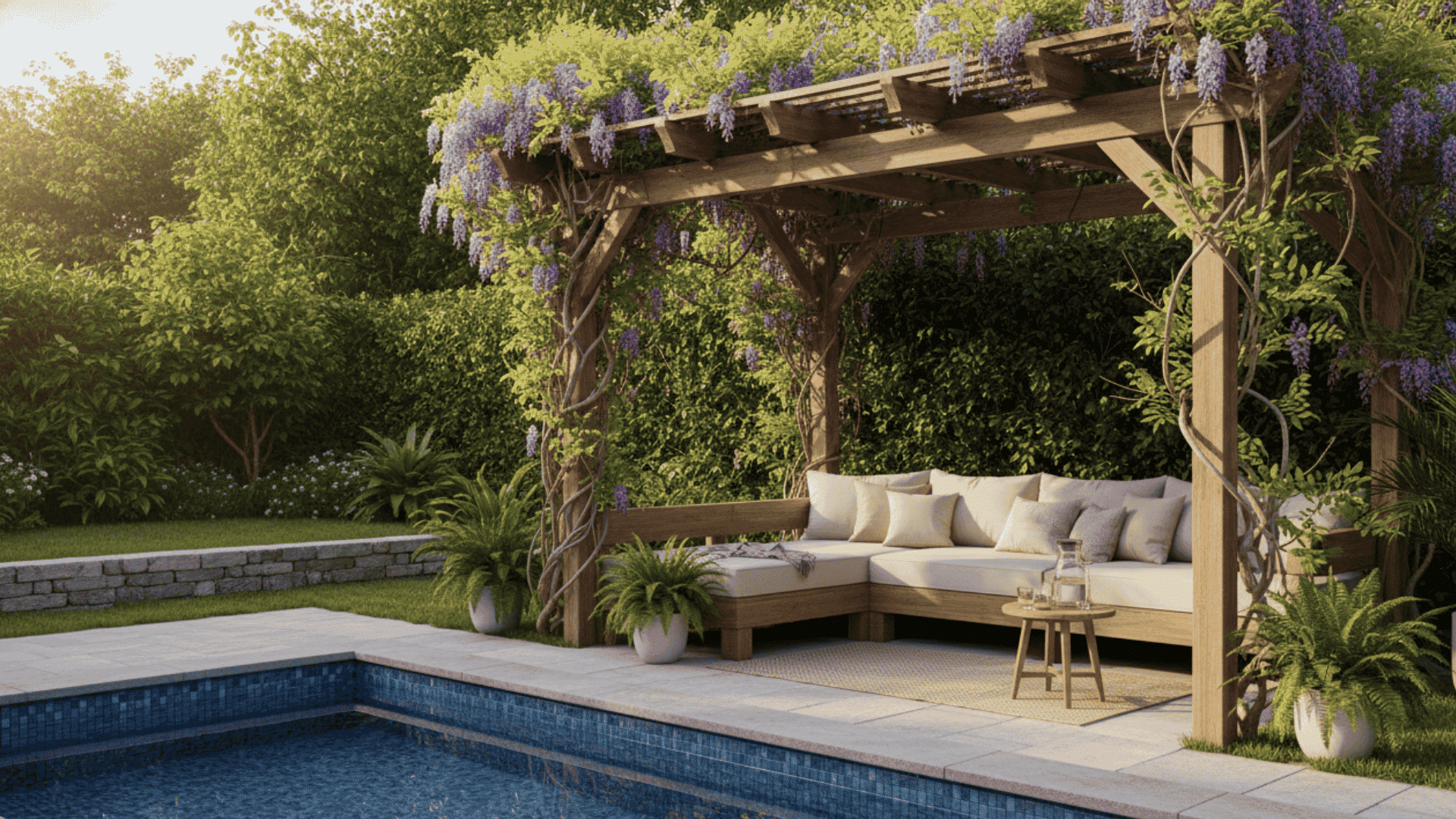 Pergola Shaded Plunge Pool