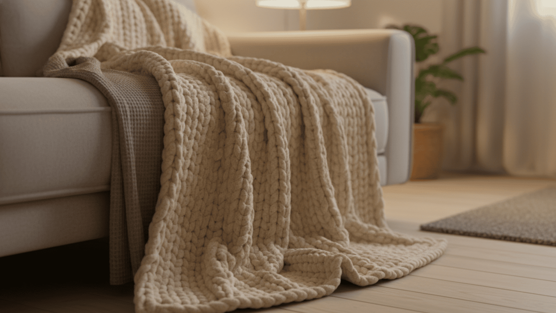 Plush Throw Blanket Styling