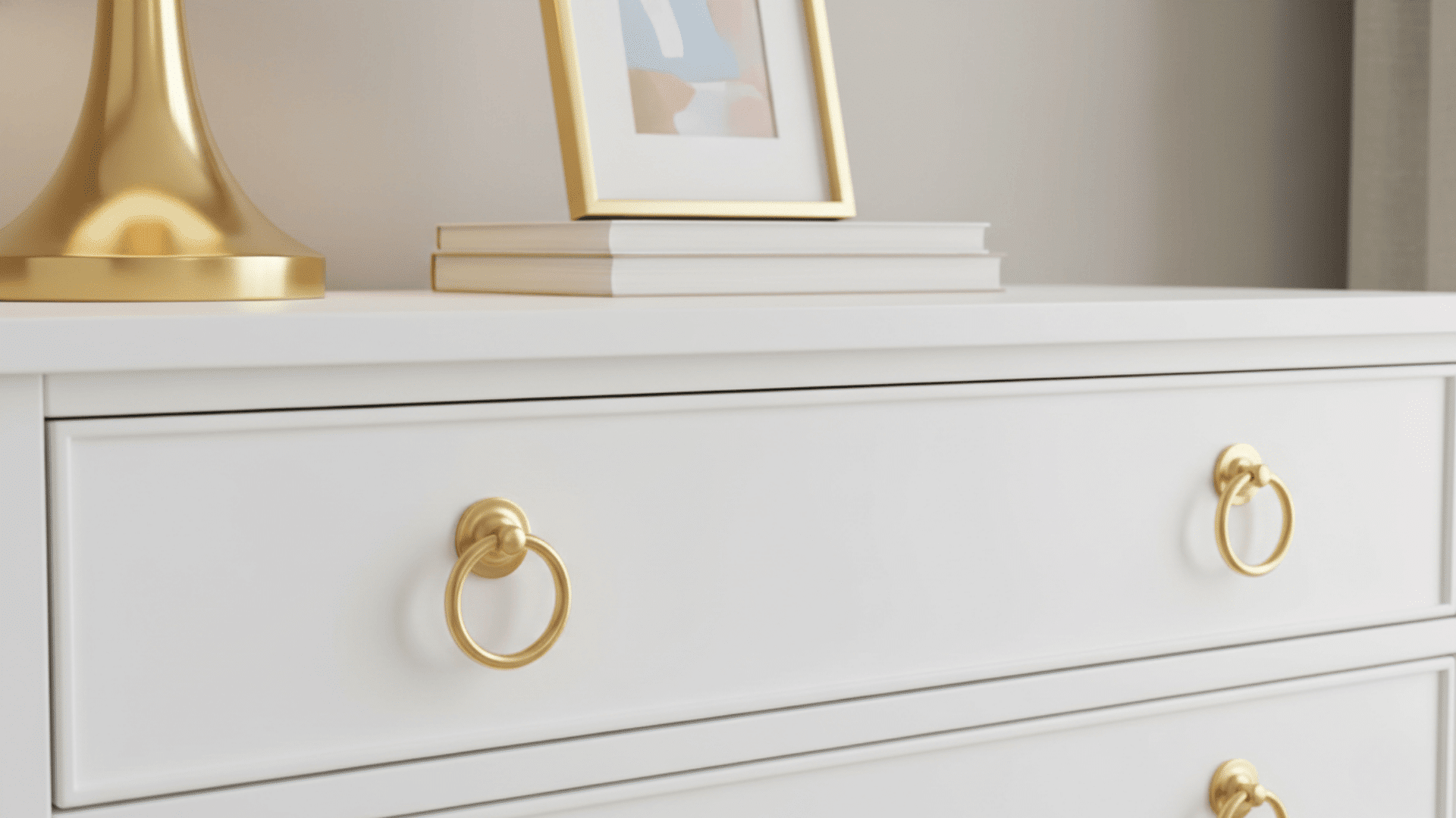 Polished Gold Hardware Accents