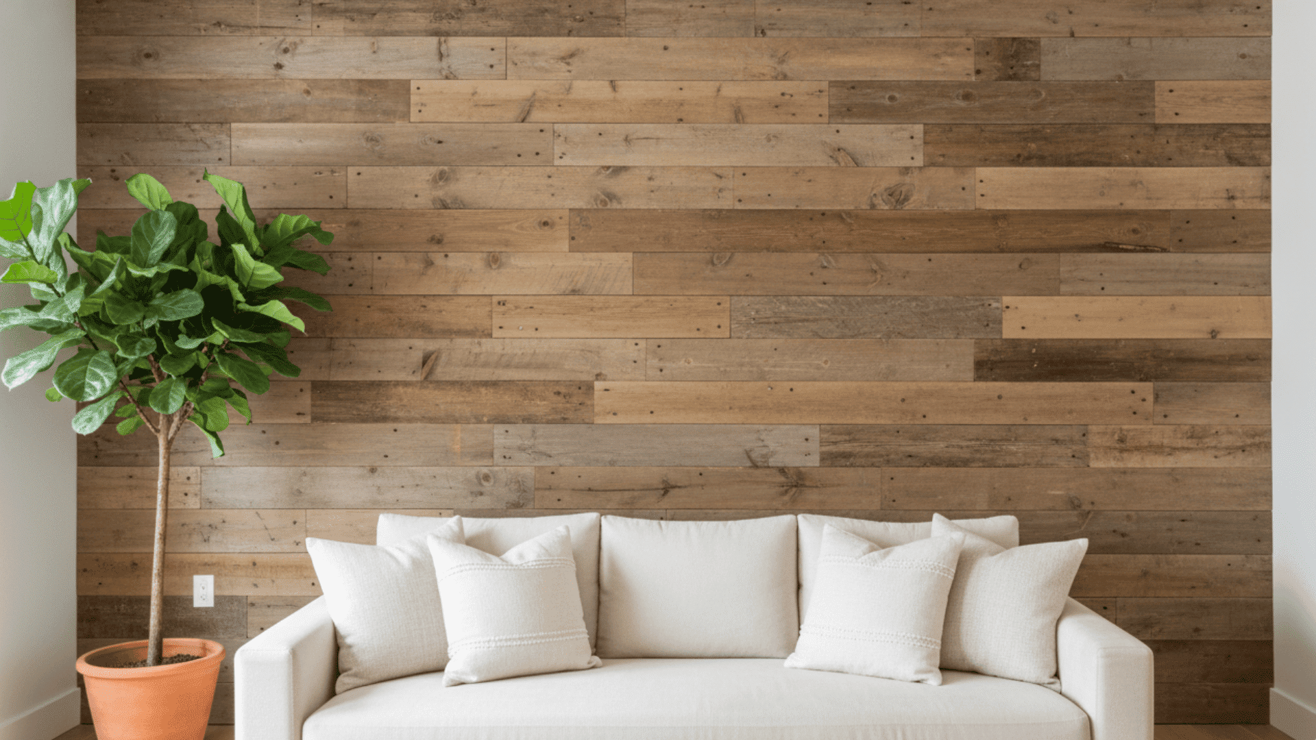 Reclaimed Wood Accent Wall