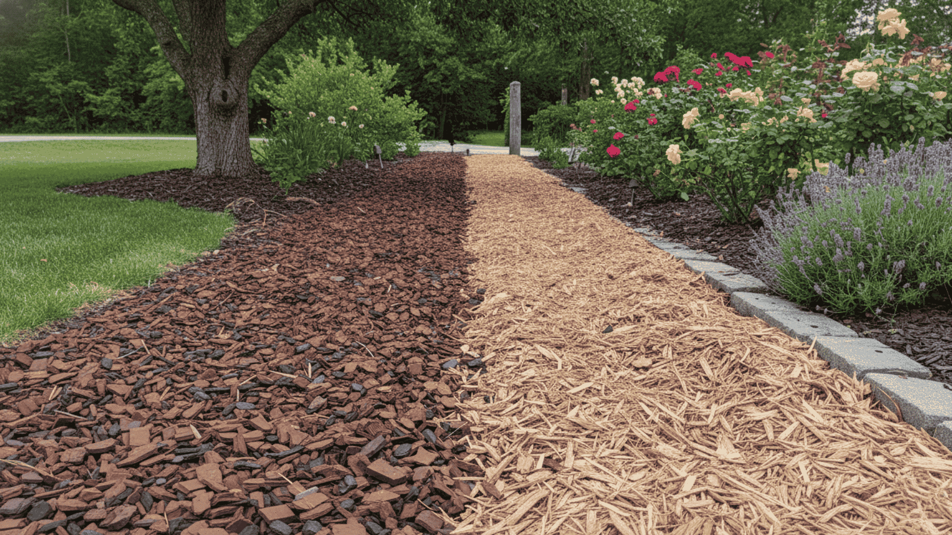 Rubber Mulch vs Wood Mulch Key Differences