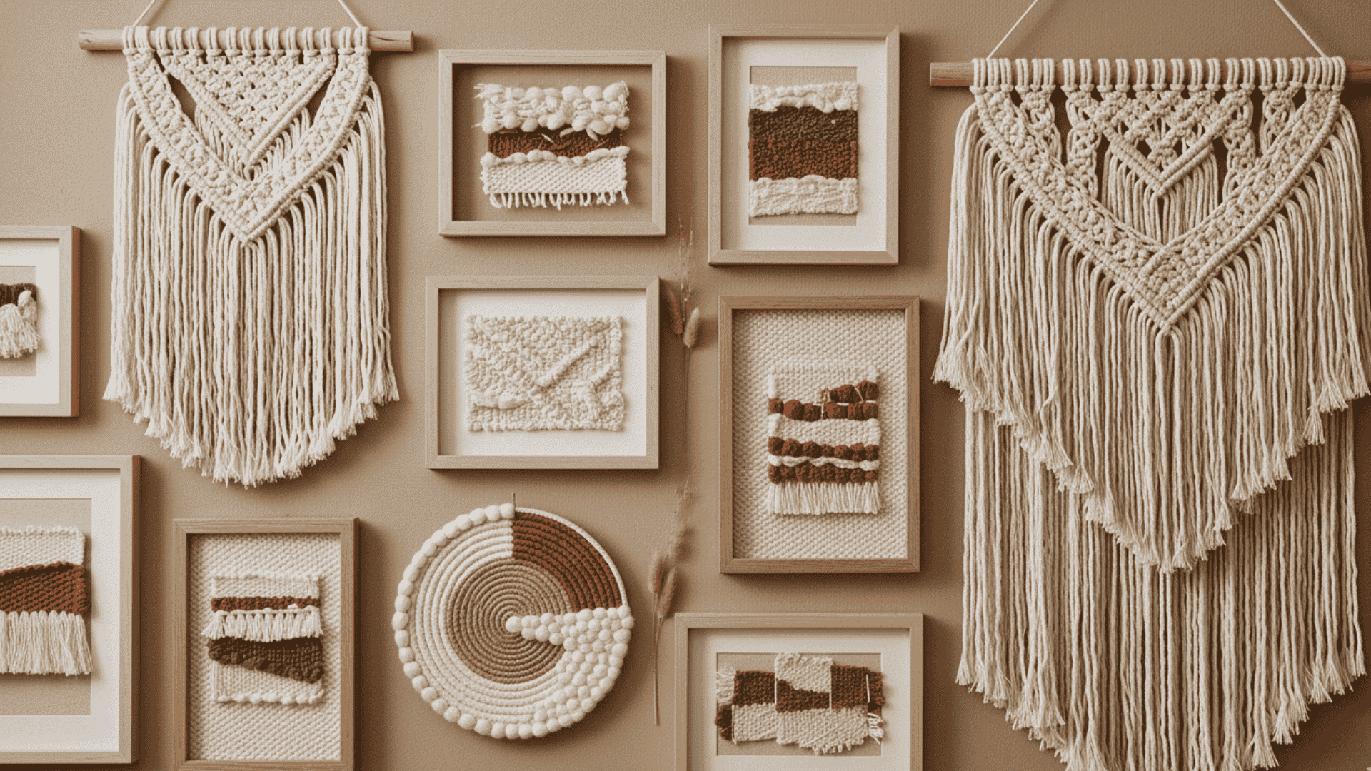 Textured Wall Art Display
