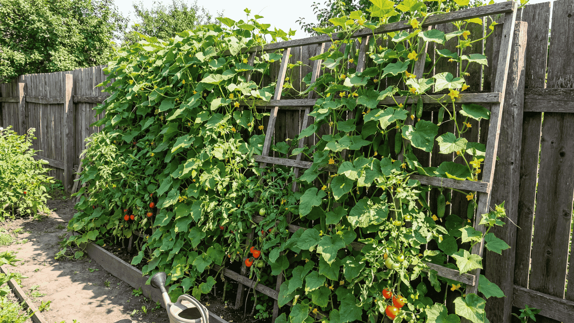 Trellis Vegetable Wall
