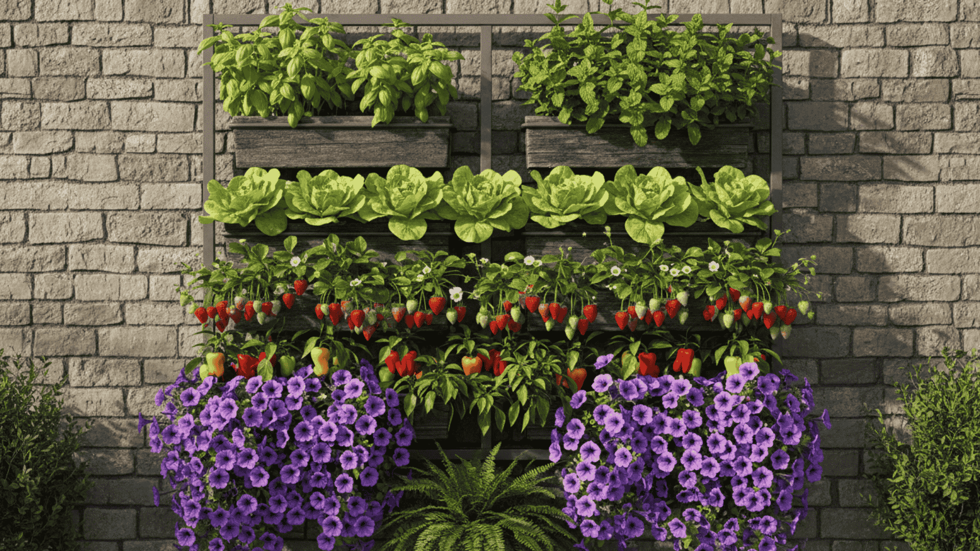 What Plants to Grow in a Vertical Garden