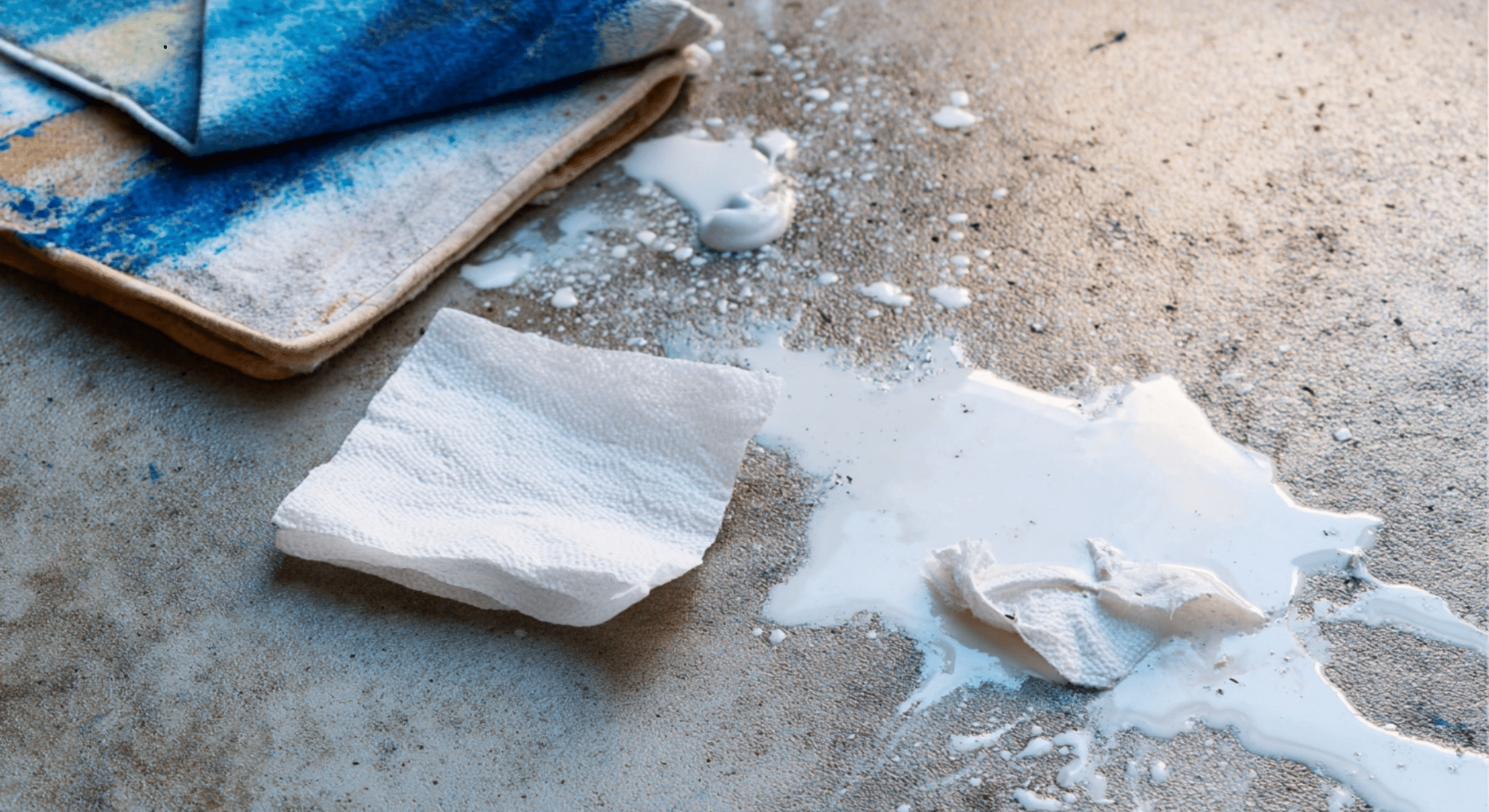 absorbent materials for wet paint