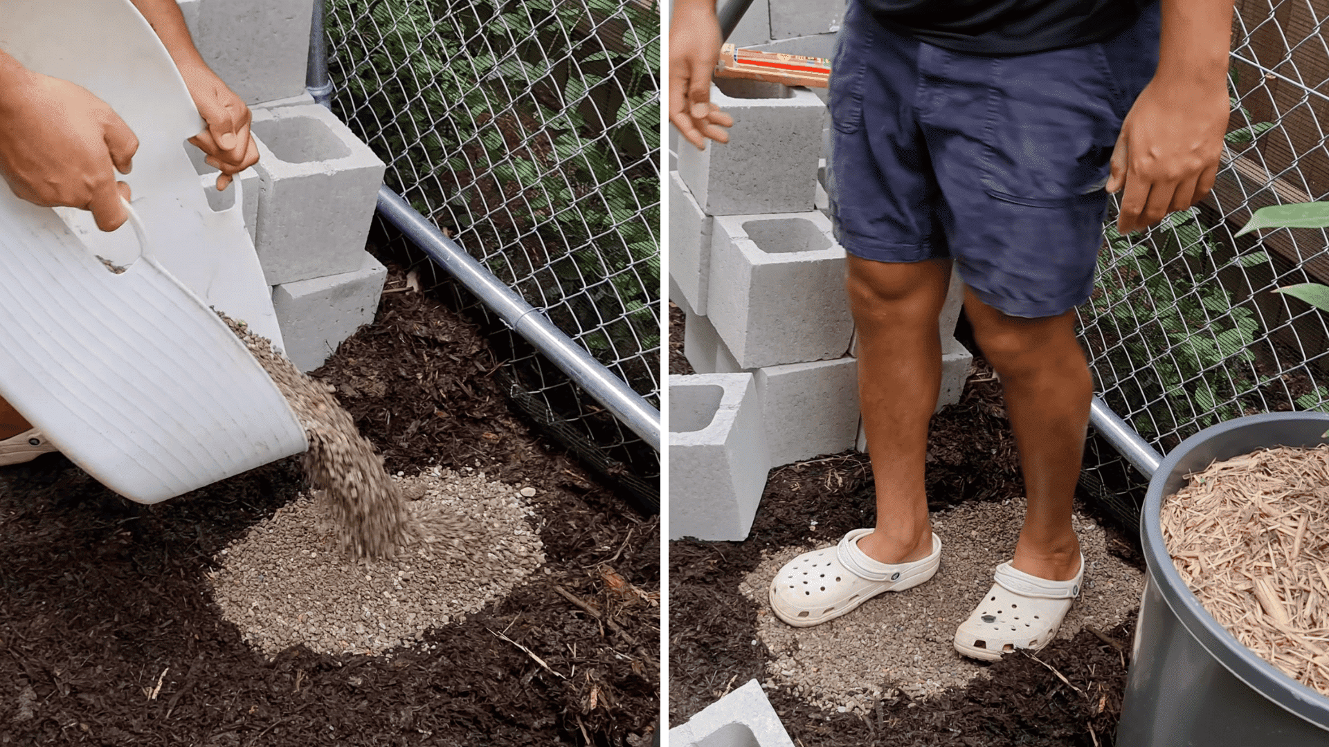 add and level your gravel base