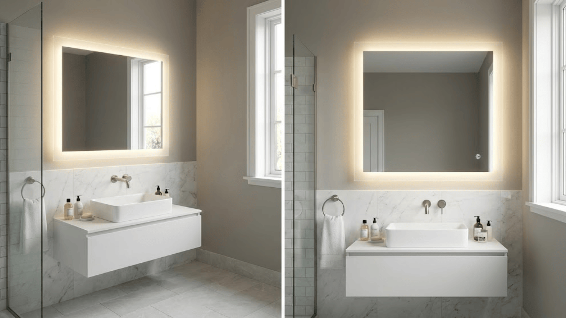 backlit or led mirrors