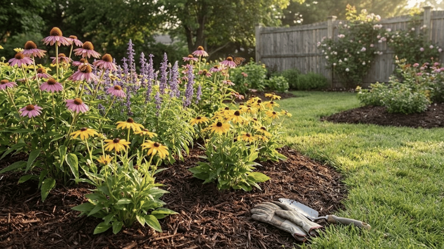 best mulch for flower beds a design forward guide