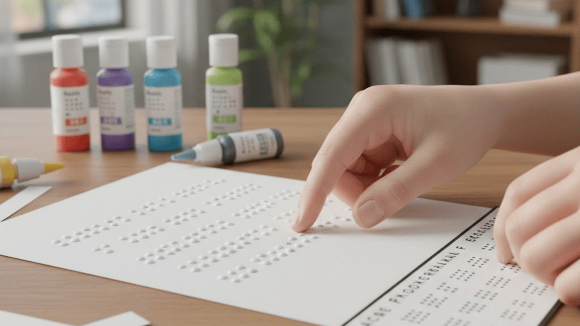 braille tactile messages