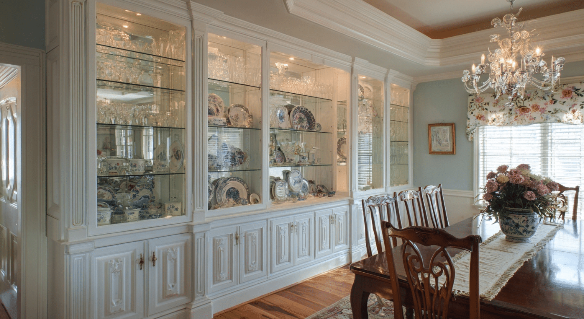 built in china cabinets or hutches