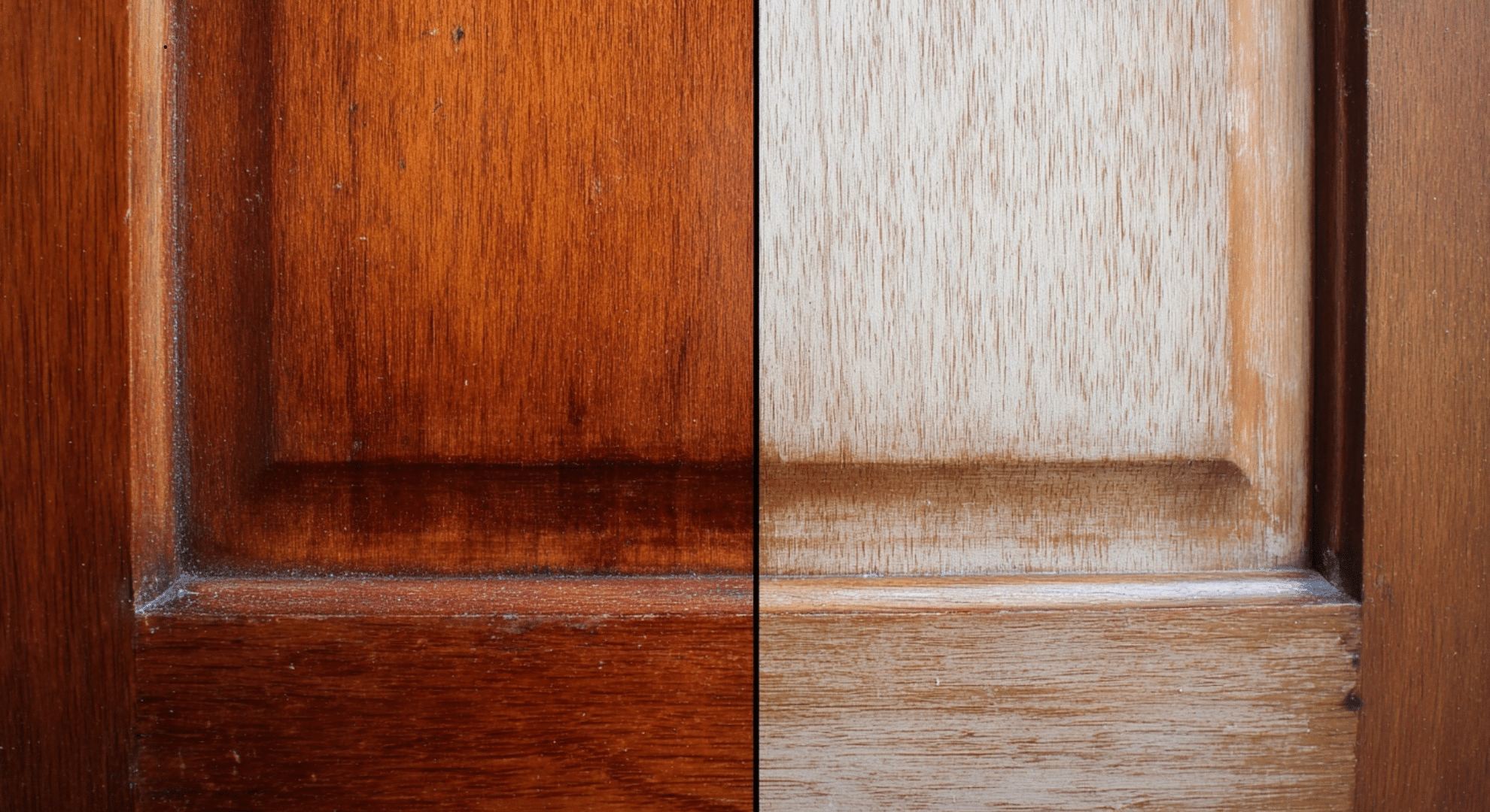 can you paint over stained wood