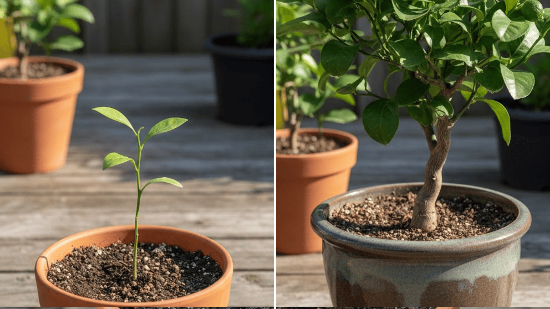 choosing between a seed vs a grafted lemon tree