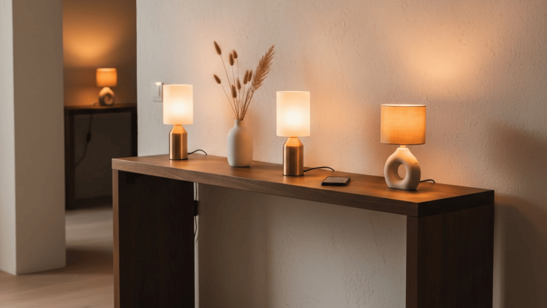 decorate with mini lamps