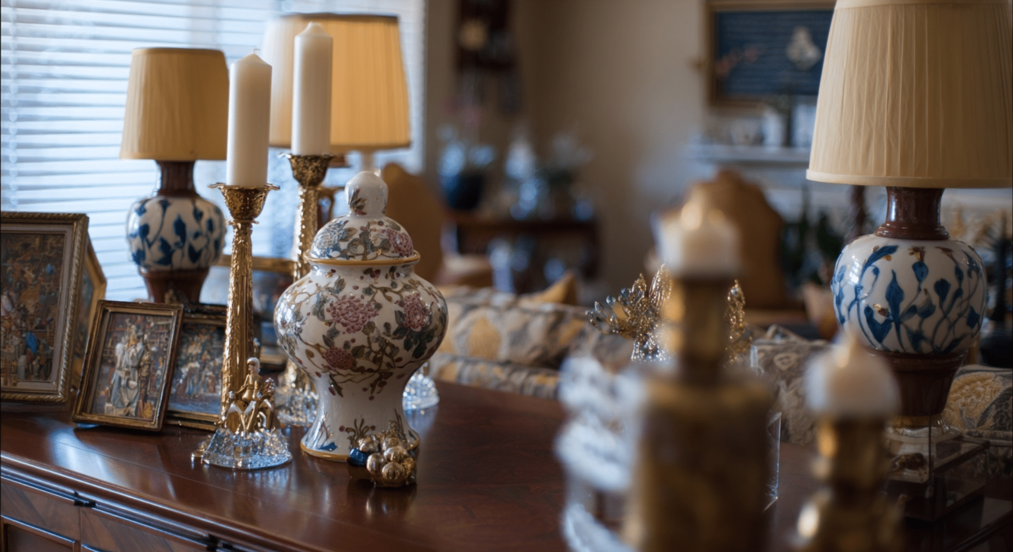 decorative vases and collected accessories