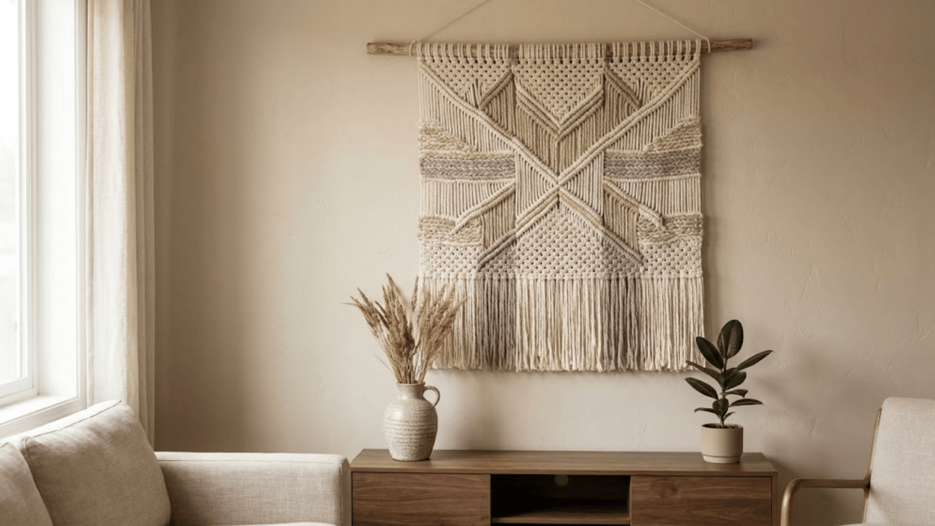 fabric wall hangings for softness