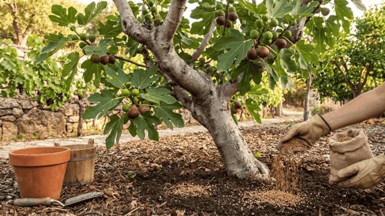 fertilizer for fig trees how much and when