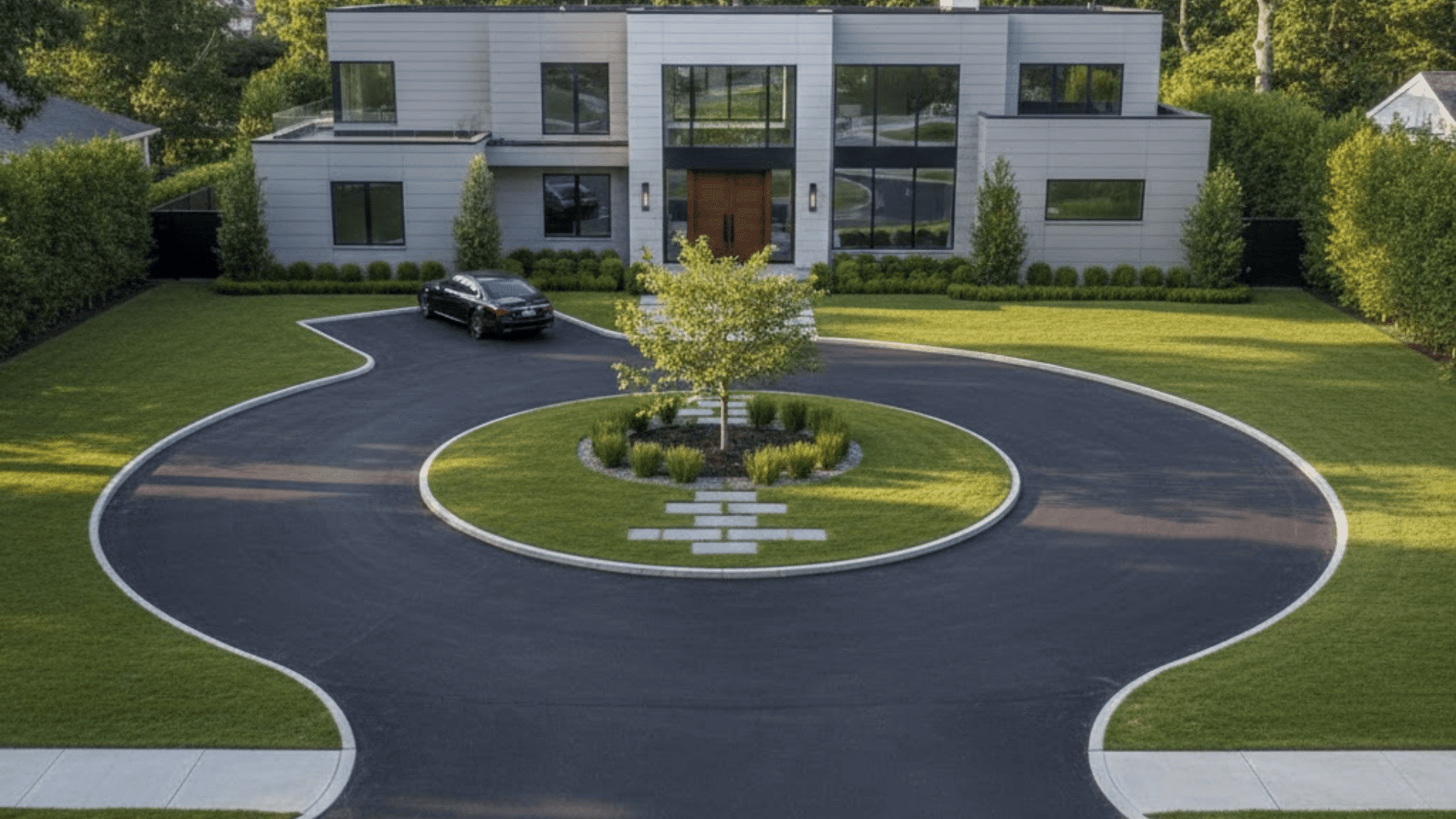 full circle driveway