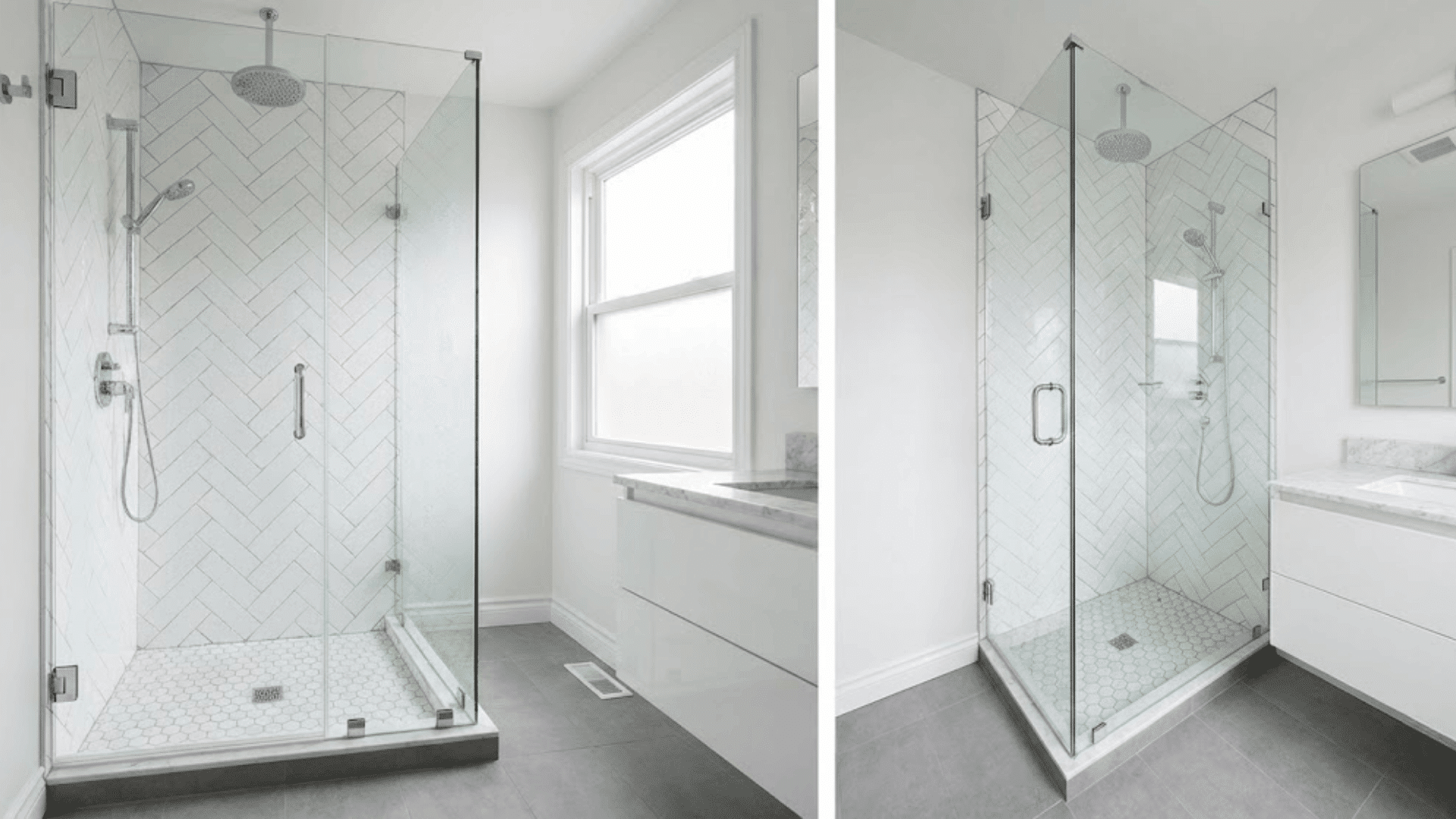 glass shower enclosure