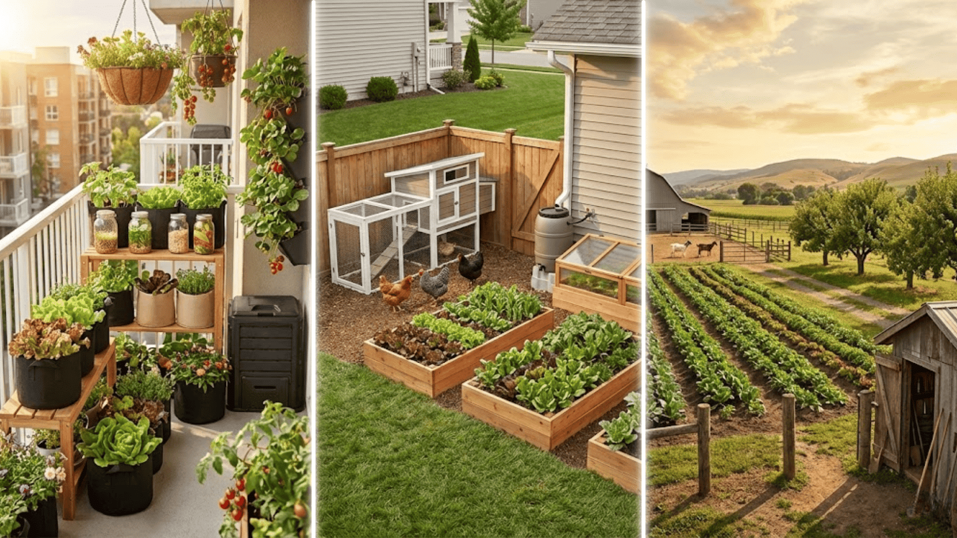 homesteading on any size property