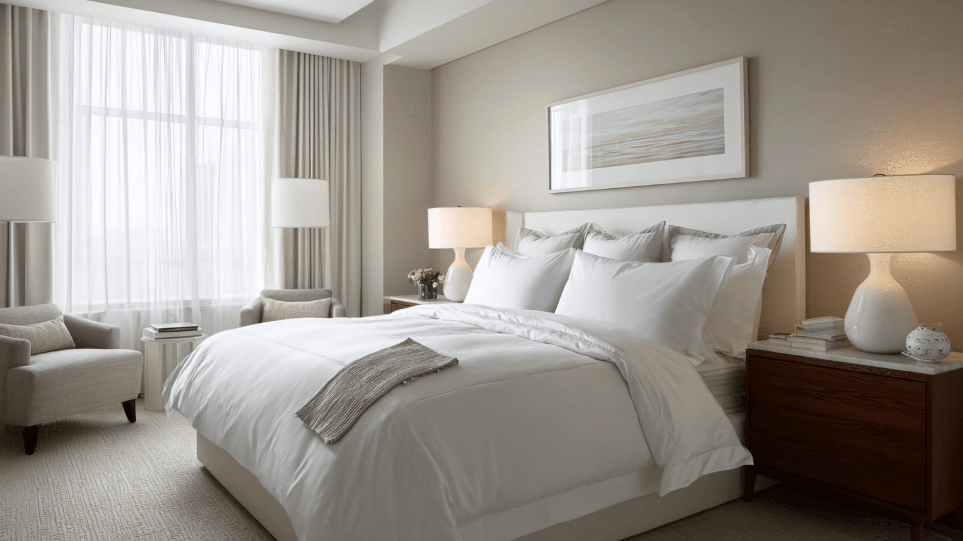 hotel like luxury bedroom