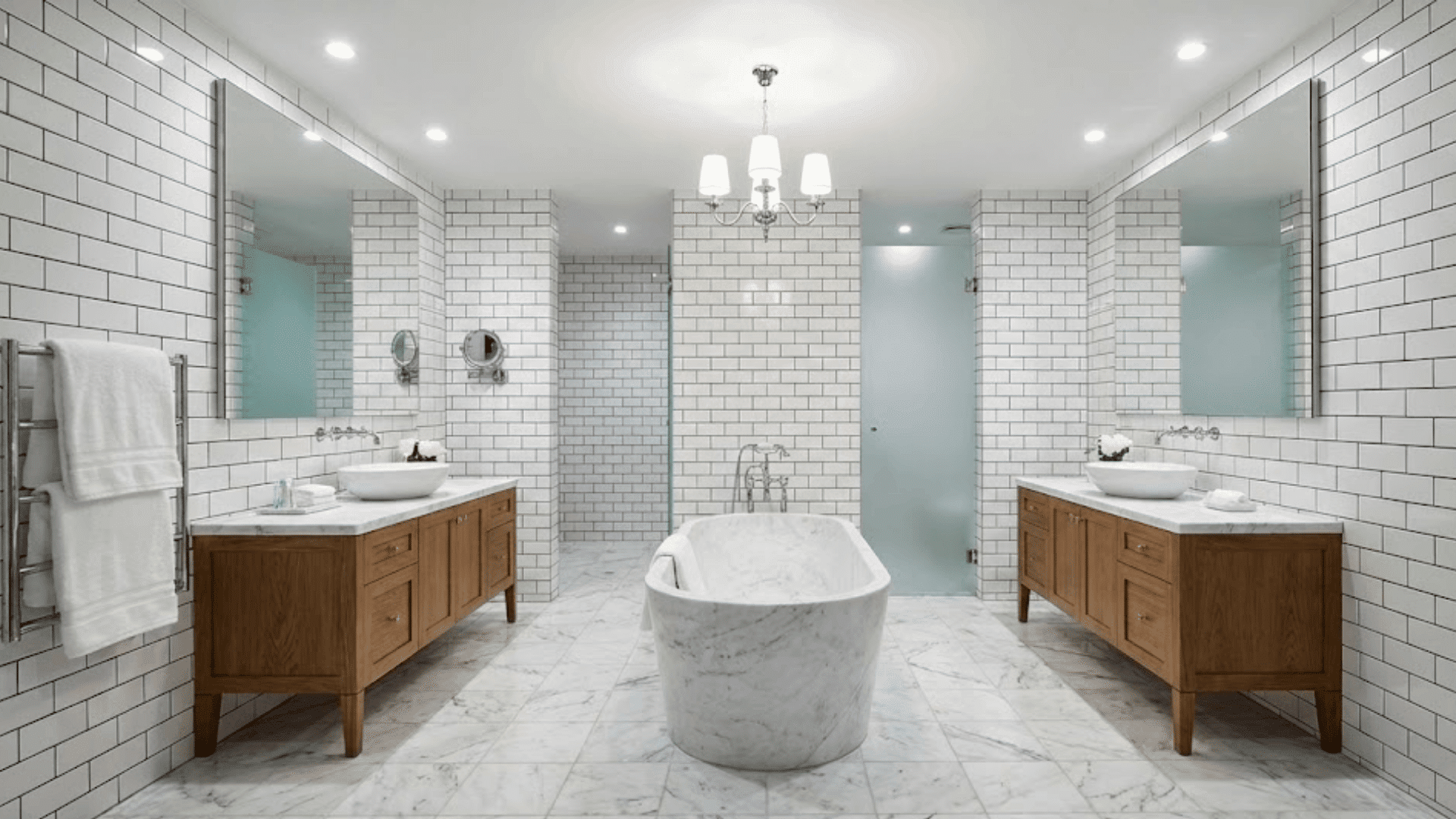 hotel style ensuite bathroom layout
