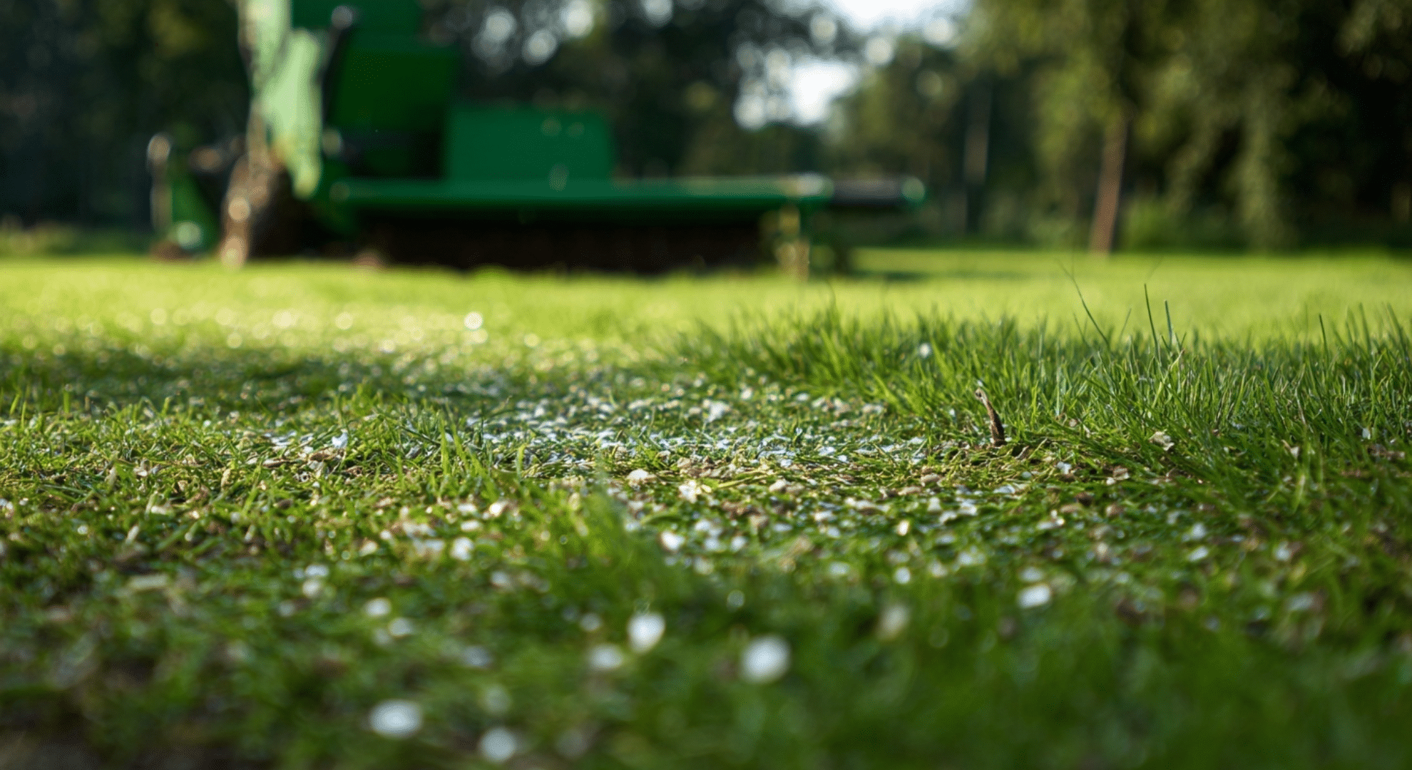 how aeration and overseeding work together
