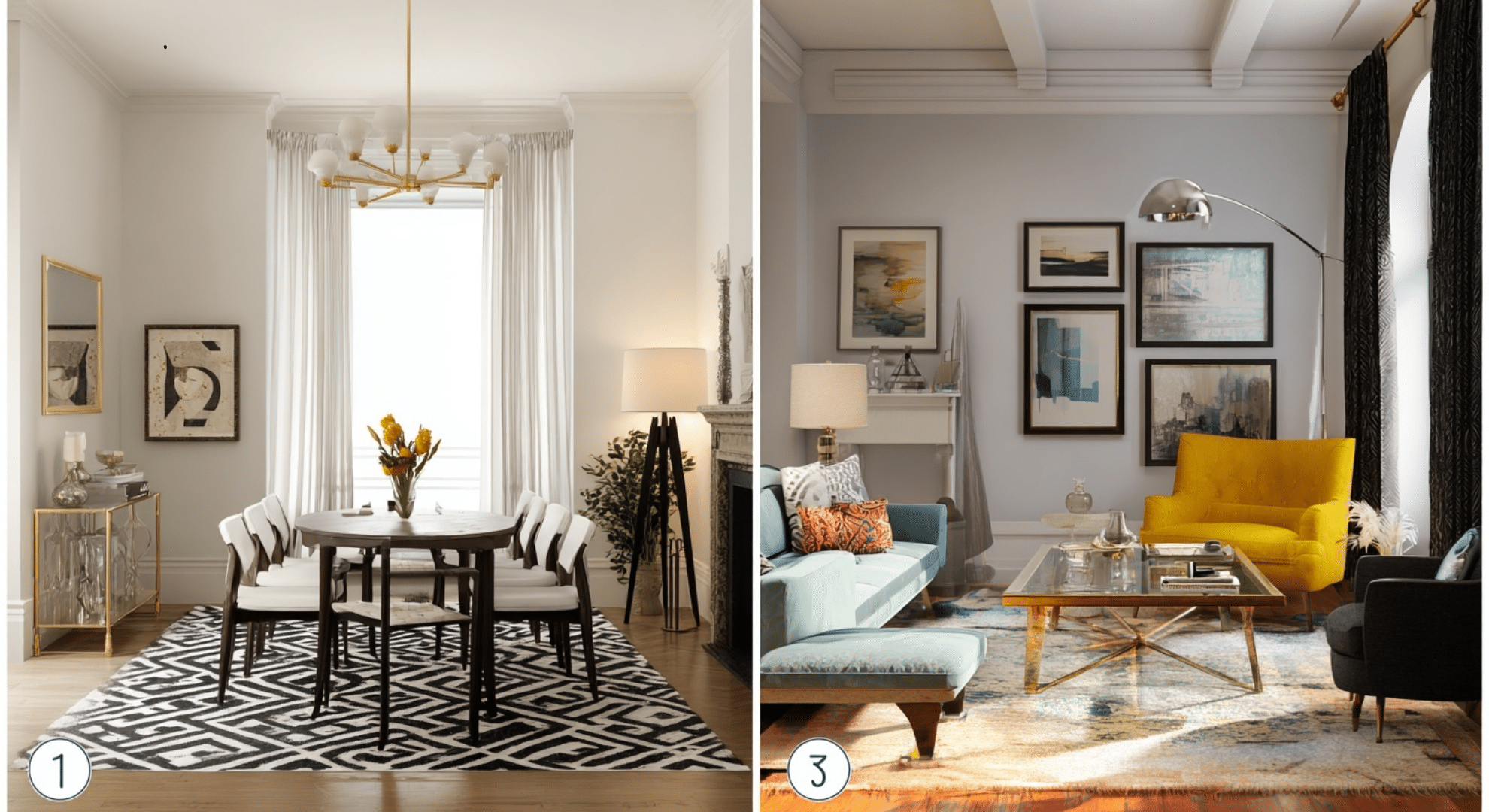how modern traditional differs from similar styles