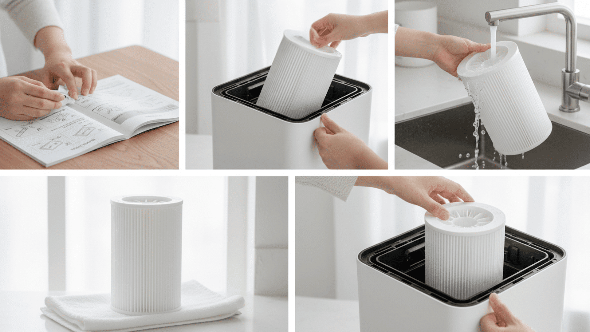 how to clean Washable HEPA Filter