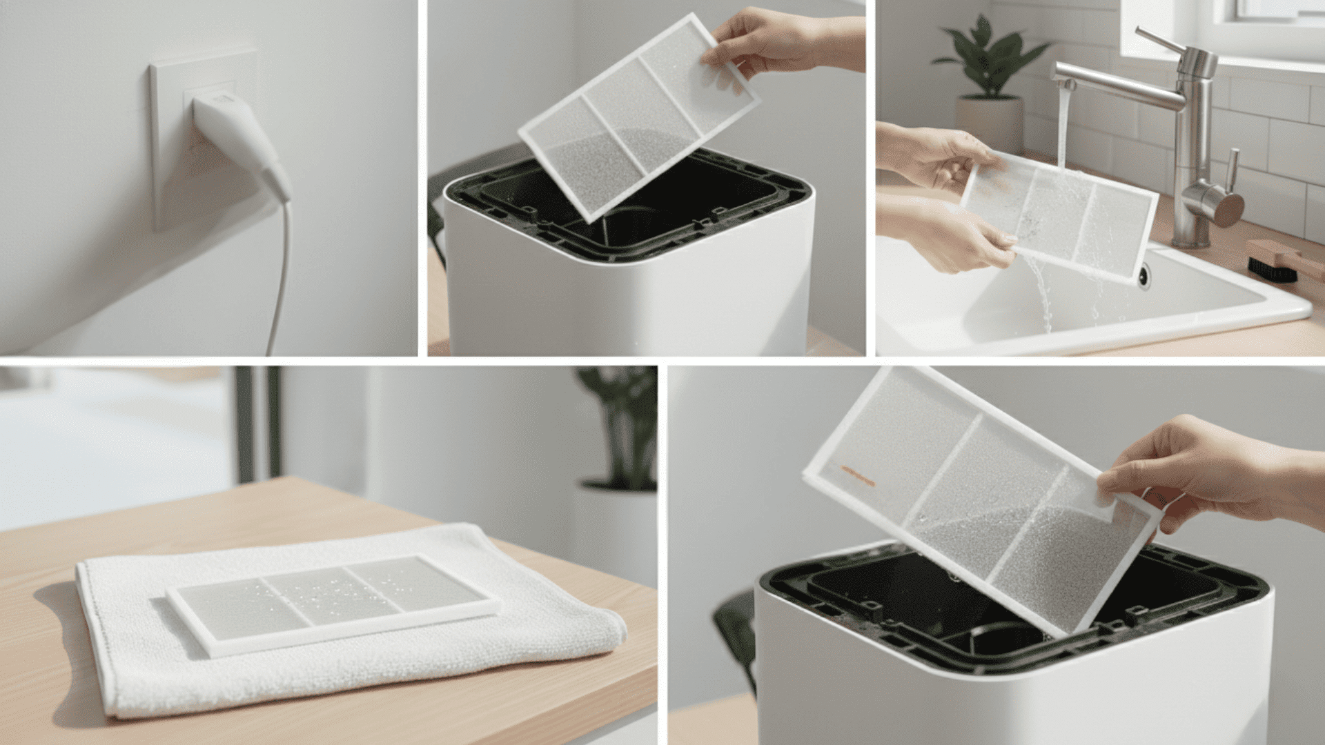 how to clean Washable Pre filters