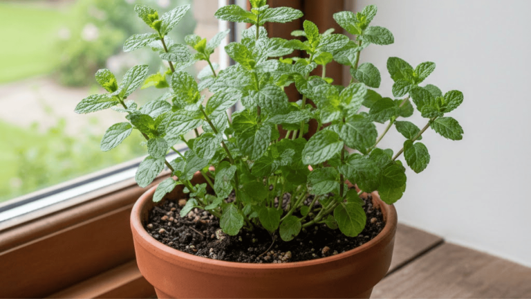 how to grow mint indoors