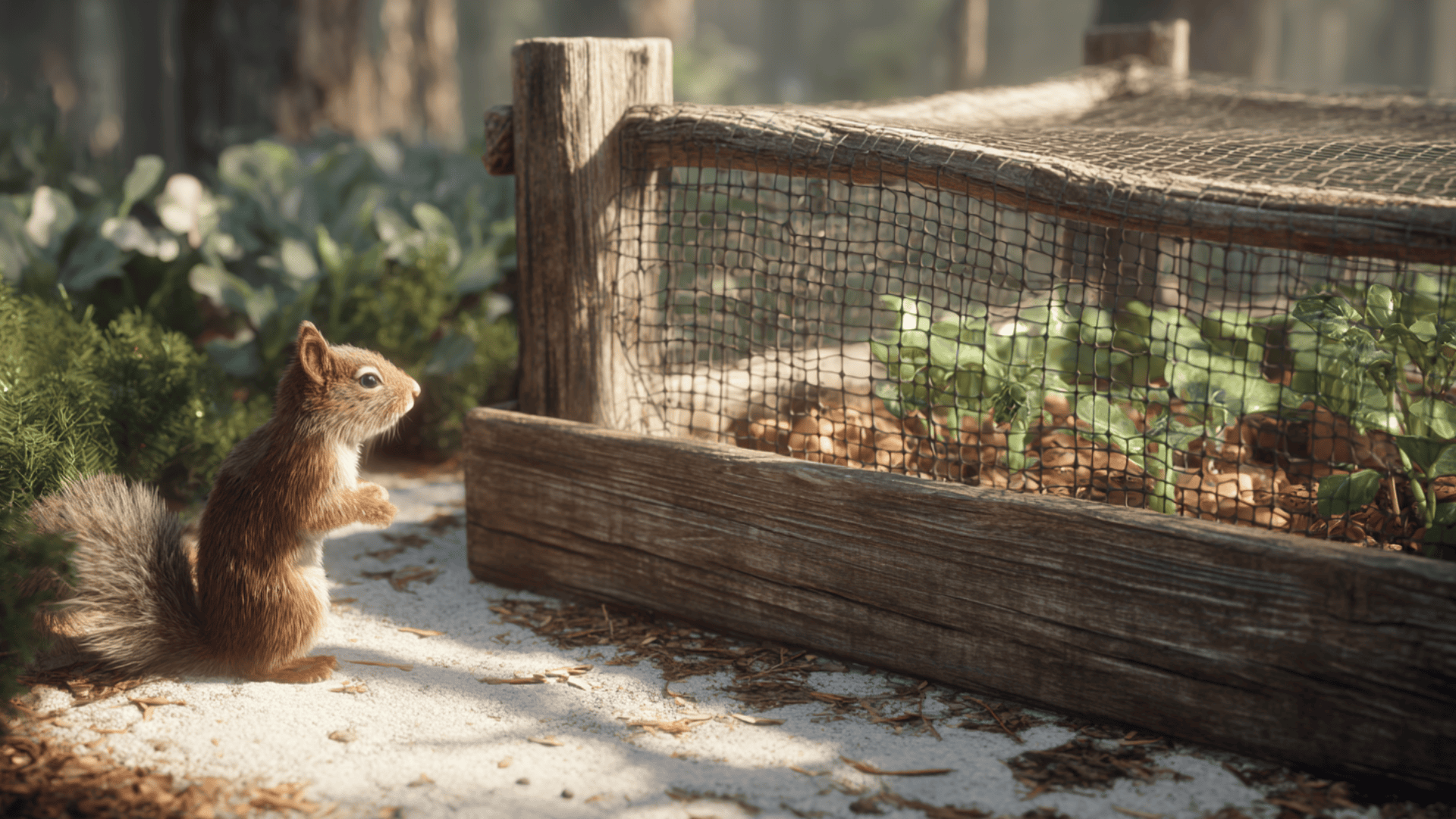 how to keep squirrels out of your garden