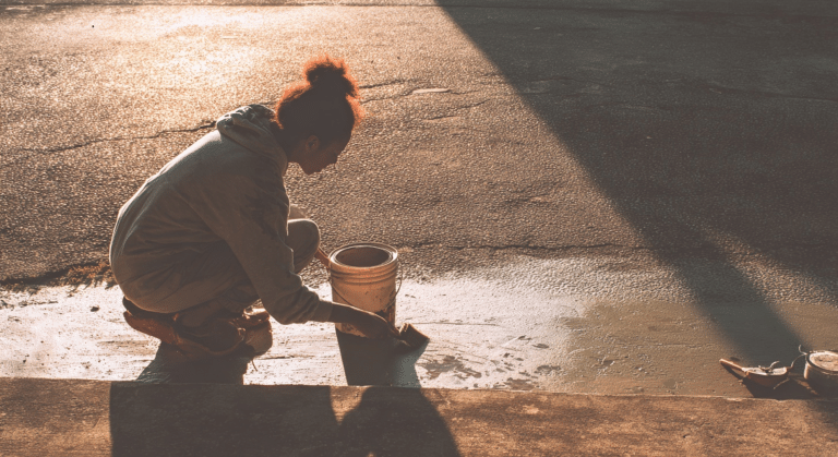 how to remove paint from concrete the right way