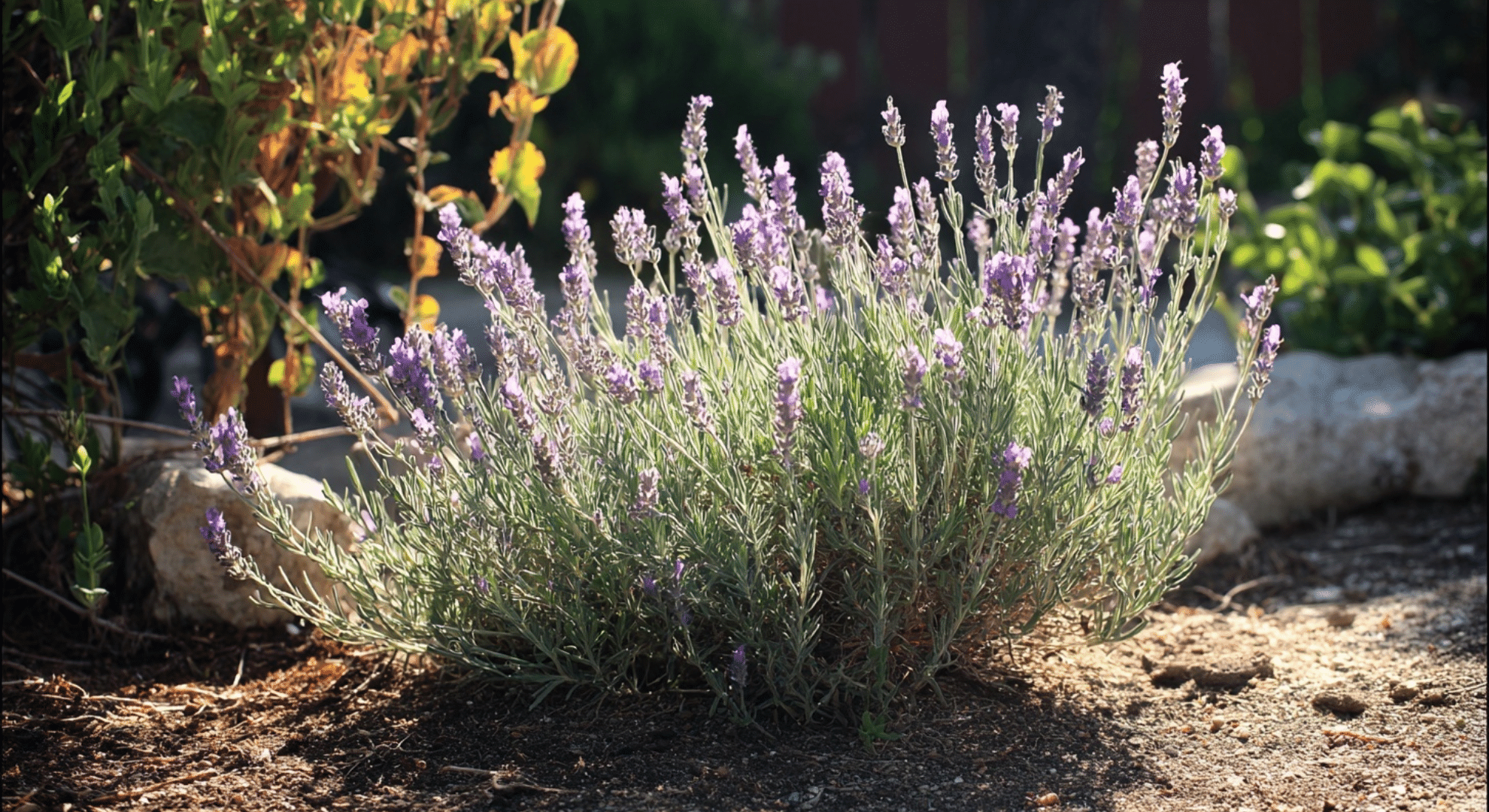 lavender blooming in may