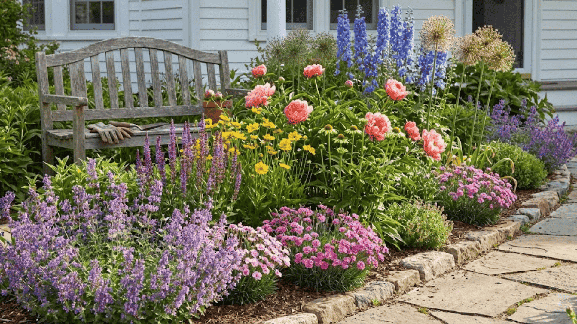 layout perennial flower garden design plans for every yard