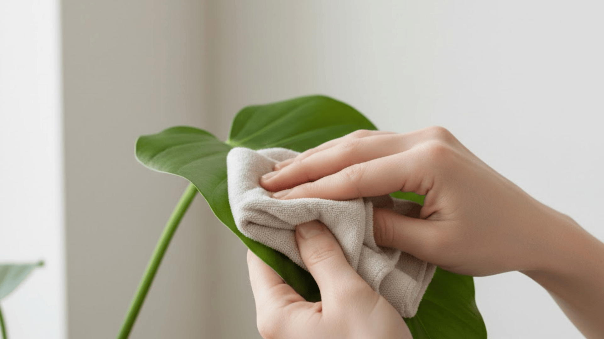 leaf cleaning dusting