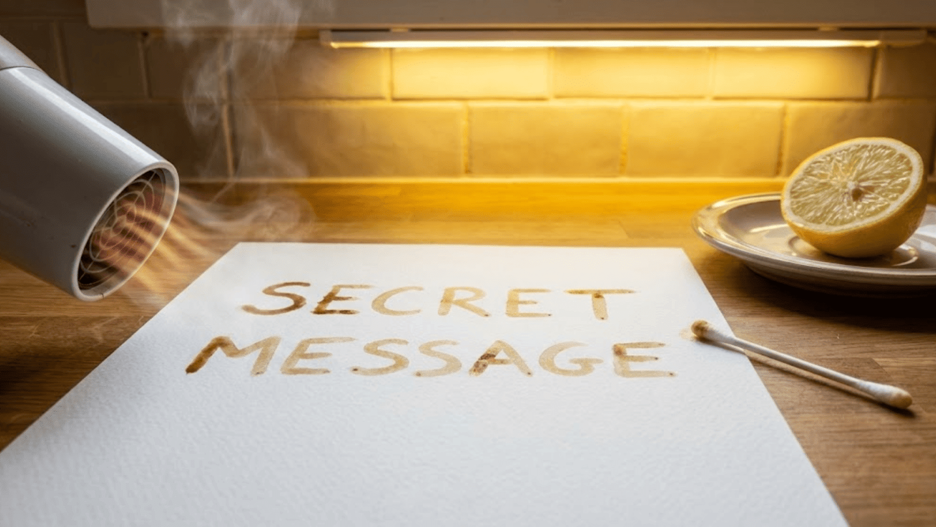 lemon juice heat reveals