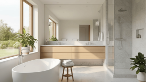 luxury master bathroom designs That feel indulgent