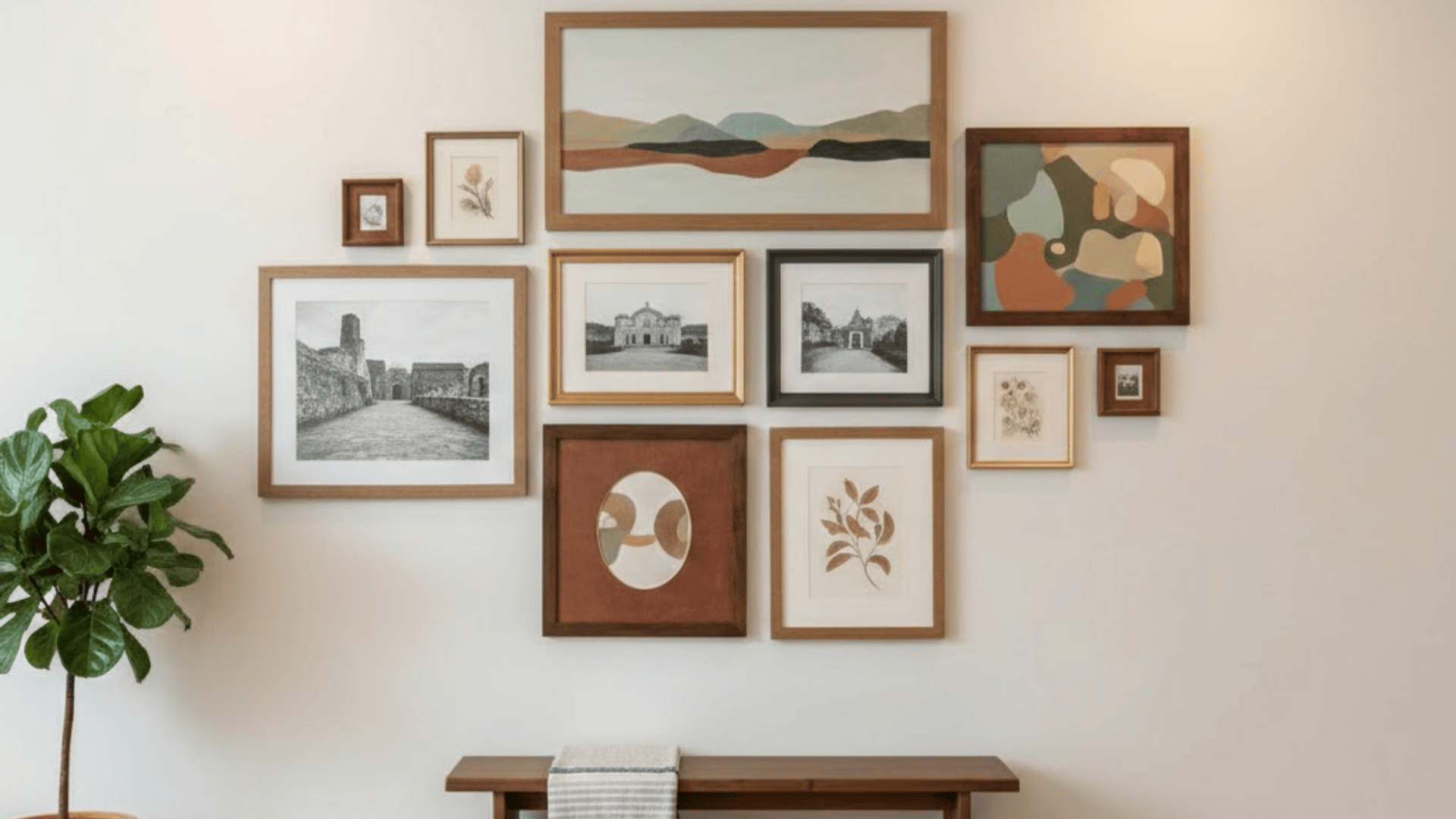 mix frame shapes and sizes