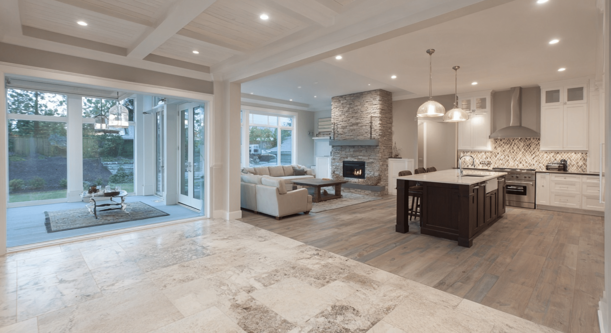 mixed flooring to signal transition
